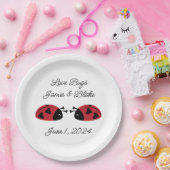 Liefde Bugs, personaliseren Papieren Bordje (Feest)