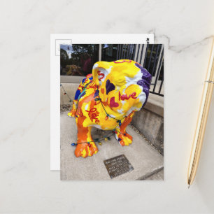 Liefde Bulldog Briefkaart