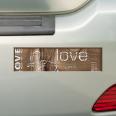 Liefde Bumpersticker (Op auto)
