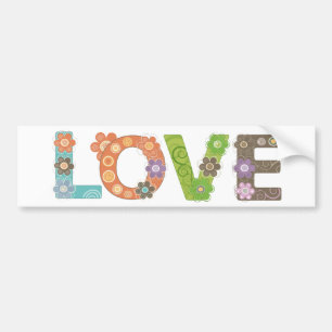 Liefde Bumpersticker