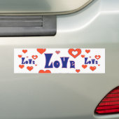 Liefde Bumpersticker (Op auto)