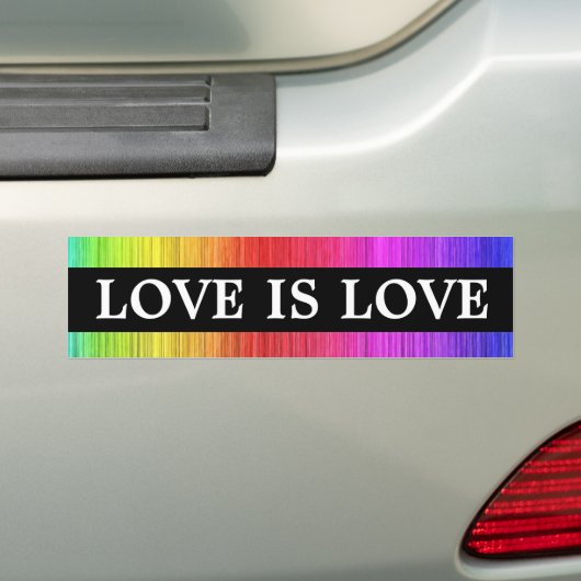 Liefde Bumpersticker (Op auto)