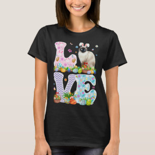 Liefde Bunny Siamese Kat & Paasmand Pasen  T-shirt