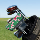 Liefde Cactus Patroon Golfheadcover (Insitu)