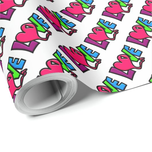 Liefde Cadeaupapier (Rol Hoek)