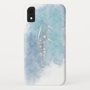 Liefde Calligrafie Waterverf Schilderen Kunst Arti iPhone XR Hoesje