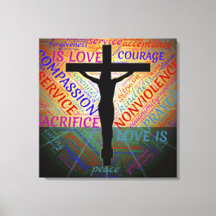 Liefde Canvas Afdruk