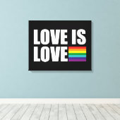 Liefde Canvas Afdruk (Insitu (Houten vloer))
