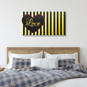 Liefde Canvas Afdruk (Insitu (Slaapkamer))
