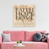 Liefde Canvas Afdruk (Insitu (Woonkamer))