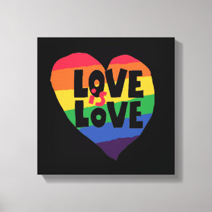 Liefde Canvas Afdruk