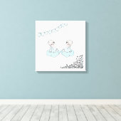 Liefde Canvas Afdruk (Insitu (Houten vloer))