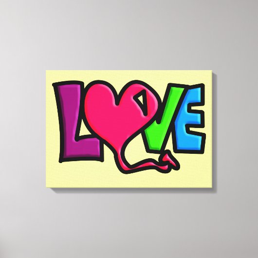 Liefde Canvas Afdruk (Voorkant)