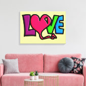 Liefde Canvas Afdruk (Insitu (Woonkamer))
