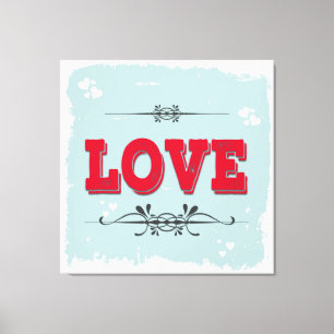 Liefde Canvas Afdruk