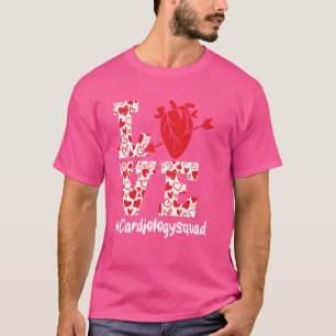 Liefde Cardiologie Team Sonograaf Cardiovasculaire T-shirt