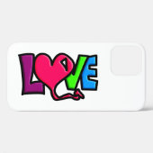 Liefde Case-Mate iPhone Case (Achterkant (horizontaal))