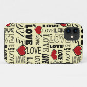 Liefde Case-Mate iPhone Case (Achterkant (horizontaal))