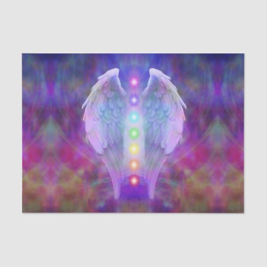 Liefde, chakra, engel, god, genezer, genezing, yog tissuepapier (Voorkant)