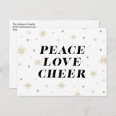 Liefde & Cheer | Feestdagen briefkaart (Voorkant / Achterkant)