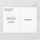 Liefde & Cheer | Feestdagen briefkaart (Achterkant)