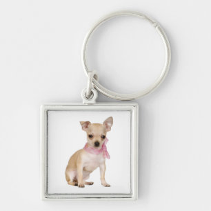 Liefde Chihuahua Puppysleutelhanger Sleutelhanger