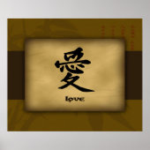 Liefde Chinees Poster (Voorkant)