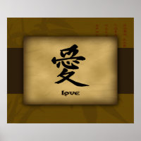 Liefde Chinees Poster