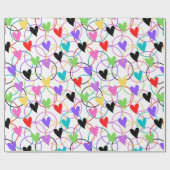 Liefde Circle Cadeaupapier (Vlak)