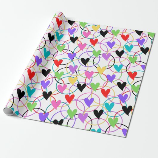 Liefde Circle Cadeaupapier (Uitgerold)