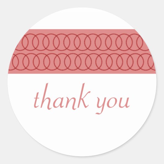 Liefde Circle Dank jullie Stickers (Voorkant)