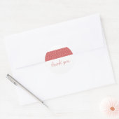 Liefde Circle Dank jullie Stickers (Envelop)