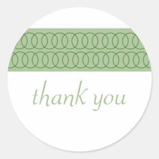 Liefde Circle Dank jullie Stickers (Voorkant)