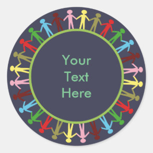 Liefde Circle Ronde Sticker