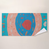 Liefde cirkels badhanddoek (Badhanddoek)