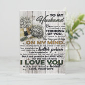 Liefde citeert mijn man, Trendy Gift Feestdagenkaart (Staand voorkant)