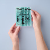 Liefde citeert moeder | Brief aan mijn moeder | Flyer (Hand)