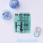 Liefde citeert moeder | Brief aan mijn moeder | Flyer (Enkel)