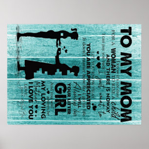 Liefde citeert moeder Brief aan mijn moeder Poster