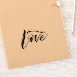 Liefde Clear Vinyl Custom Cut Sticker