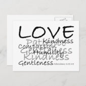 Liefde (Colossians 3) Briefkaart (Voorkant / Achterkant)