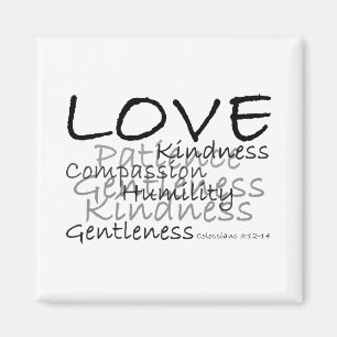 Liefde (Colossians 3) Magnet Magneet