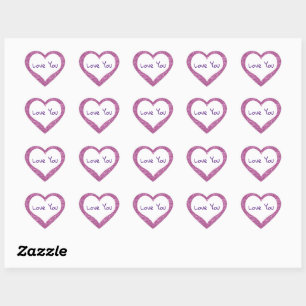 Liefde, conversatie harten hart sticker