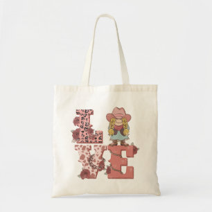 Liefde & Cowgirl Spirit – Country Style Tote Bag