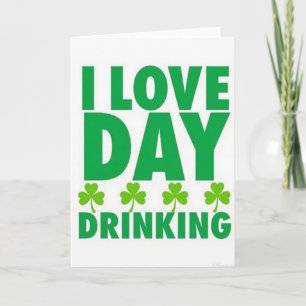 Liefde Dag Drinken St. Patrick Kaart