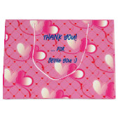 Liefde - Dank je - Valentijnsdag grote cadeautas (Voorkant)