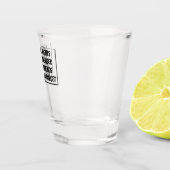 Liefde de Nacht kan je vrienden nooit herinneren Shot Glas (Rechts)