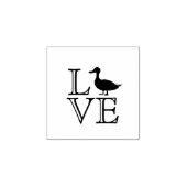 Liefde Decoratief Script Duck Egg Stamp Rubberstempel (Afrduk)