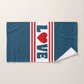 Liefde design bad handdoek (Handdoek)