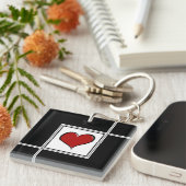 Liefde design sleutelhanger (Voorkant Rechts)